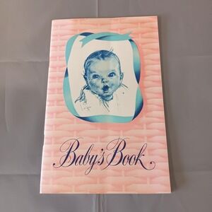 VTG 1955 Gerber Baby Book MCM Baby Care Record Birth Certificate Ephemera